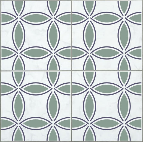 Infinity Circle Tile Stencil