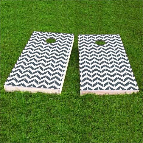 Chevron Cornhole Board Stencil