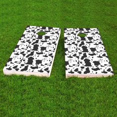 Cowhide Print Cornhole Board Stencil