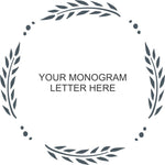 Laurel Monogram Stencil