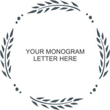 Laurel Monogram Stencil