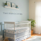 Thank Heaven for Little Boys Stencil