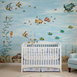 Under the Sea Wall Stencil