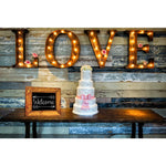 Hipster Wedding 8 Piece Craft Stencil Kit