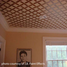 Large Lattice Wall Stencil