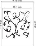 Scroll Wall Stencil
