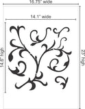 Scroll Wall Stencil