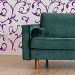 Scroll Wall Stencil