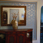 Scroll Wall Stencil