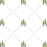 Topiary Wall Stencil Colored