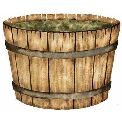 Apple Barrel Stencil