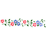 English Cottage Wall Stencil