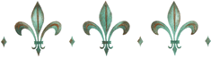 Fleur de Lis Border Stencil