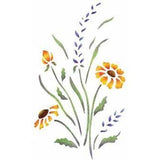 Wildflowers Stencil