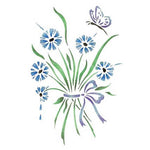 Cornflower Bouquet Stencil