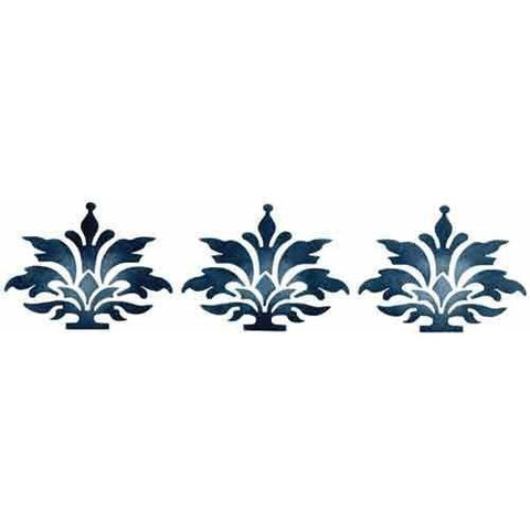 Finial Border Stencil
