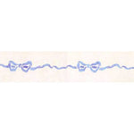 Decorate your child's room or playroom with our Ribbons and Bows Border Stencil!